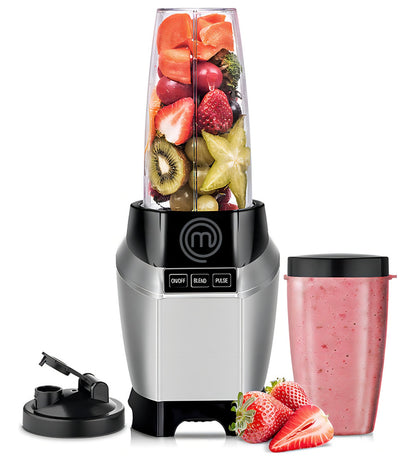 Licuadora Y Procesador Nutri-blender Max 1000w Masterchef Color Plateado (3 disponibles)