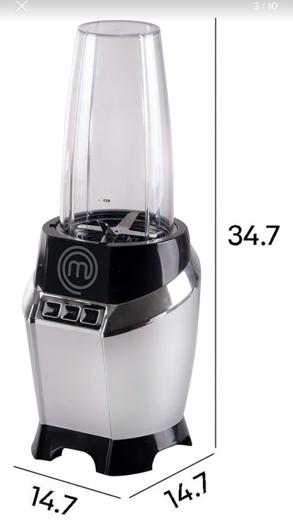 Licuadora Y Procesador Nutri-blender Max 1000w Masterchef Color Plateado (3 disponibles)