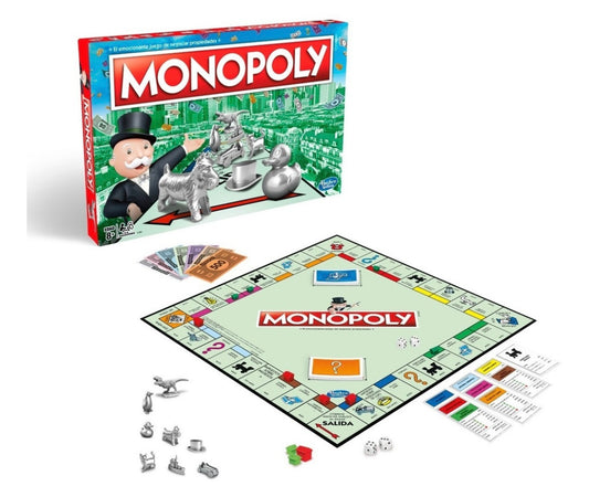 Juego De Mesa Hasbro Gaming Monopoly Clásico (10 disponibles)