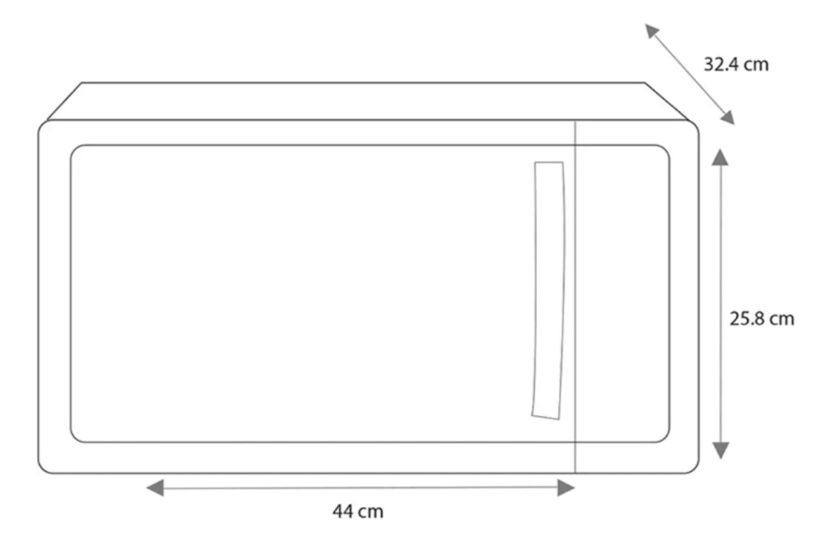 Horno De Microondas Mabe HMM70SEJ Silver 20L 0.7 Ft³ Electrico 127v  (4 disponibles)